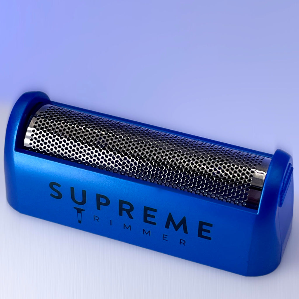Supreme Trimmer Crunch Lite & Solo Foil Shaver Kit | Pro Barber Electric Foil Razer STF600 & STF101 Set | Blue