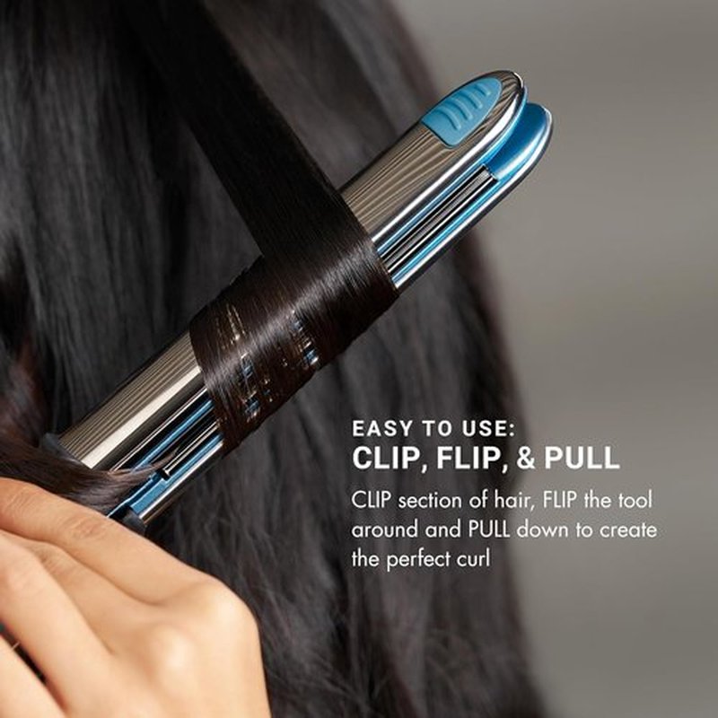 BaBylissPRO Nano Titanium Hair Straightener - Professional Flat Iron & Curling Iron for Stylists