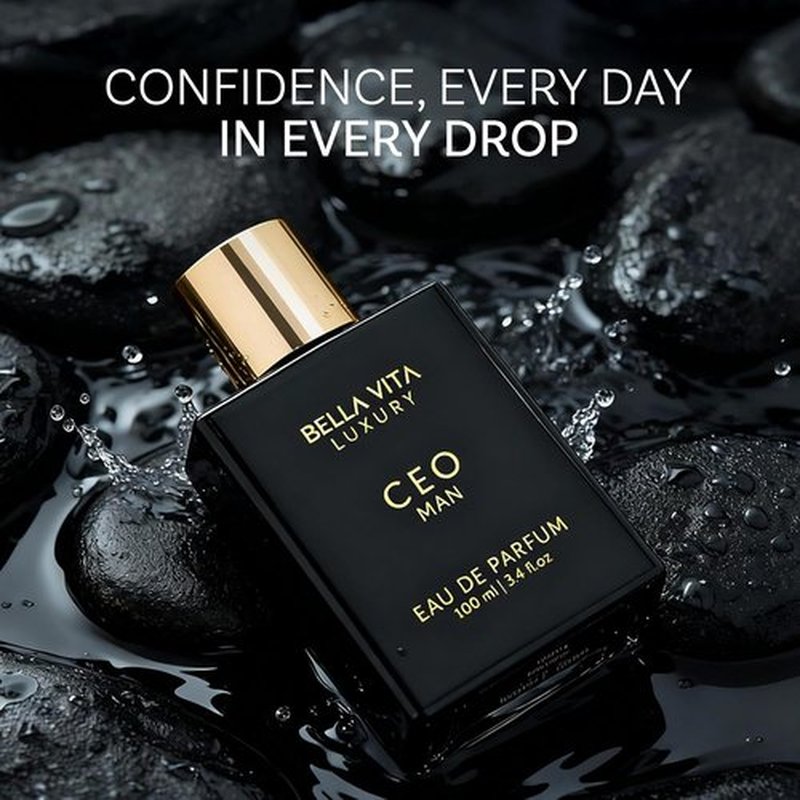 Bellavita Luxury CEO MAN Eau de Parfum - 100 ml | Long-Lasting Men's Fragrance with Mandarin, Lemon, Lavender & Vetiver Notes