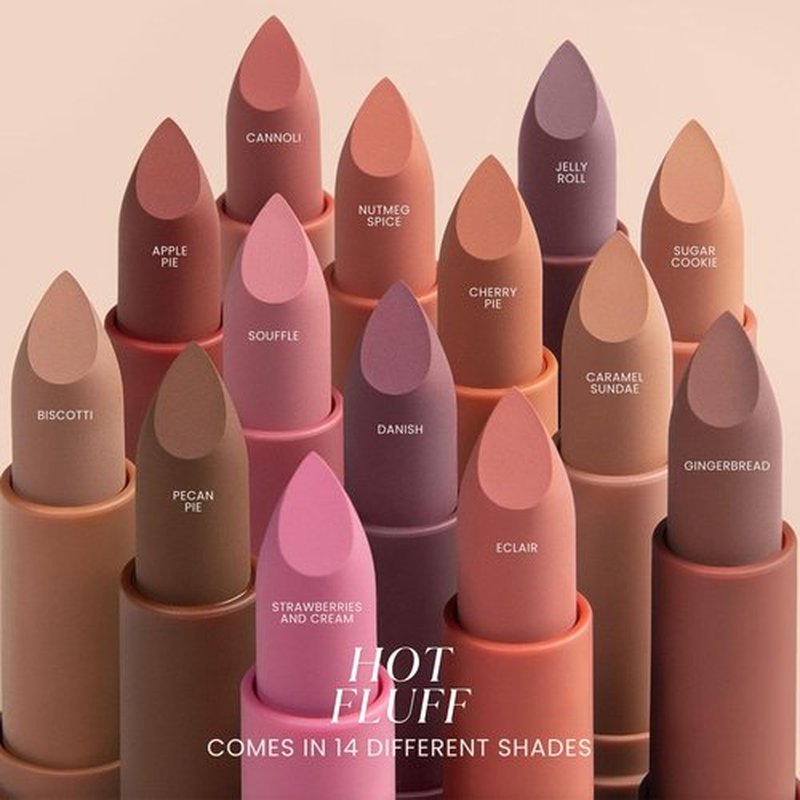 Jason Wu Beauty Hot Fluff Modern Matte Lipstick - 3-in-1 Lipstick, Blush, Shadow, 3.8g 0.134oz (Jelly Roll, 3.8g)