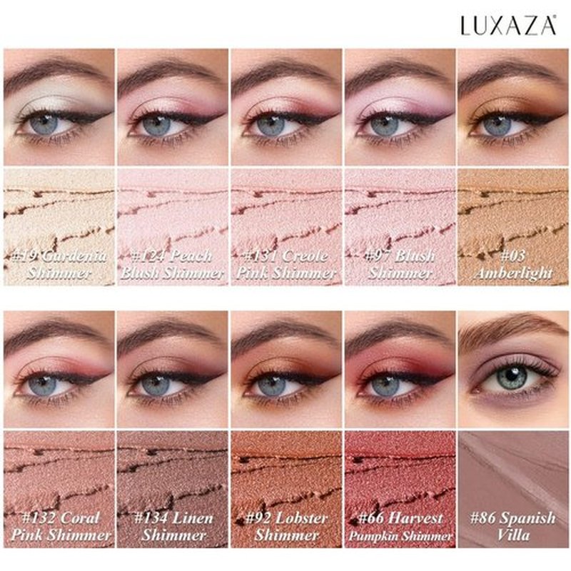 Skiennix Eyeshadow Stick - Shimmering Champagne Pink Metallic Cream Pencil | 10PCS Waterproof & Smudge-Proof