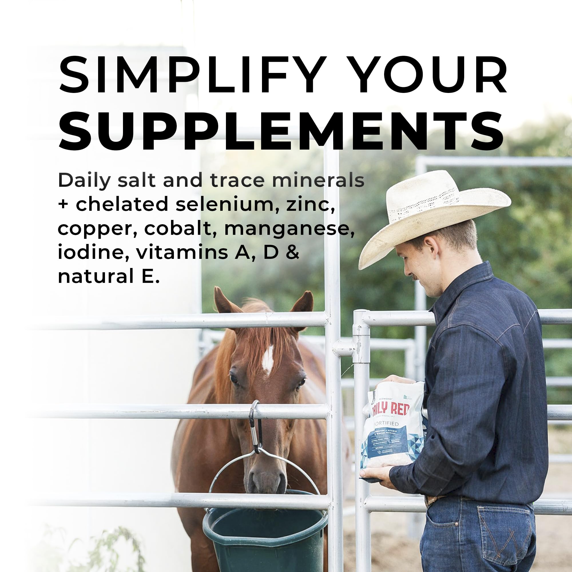 Daily Red Complete Wellness, Fortified Mineral Mix Supplement for Horses (5 LB)
