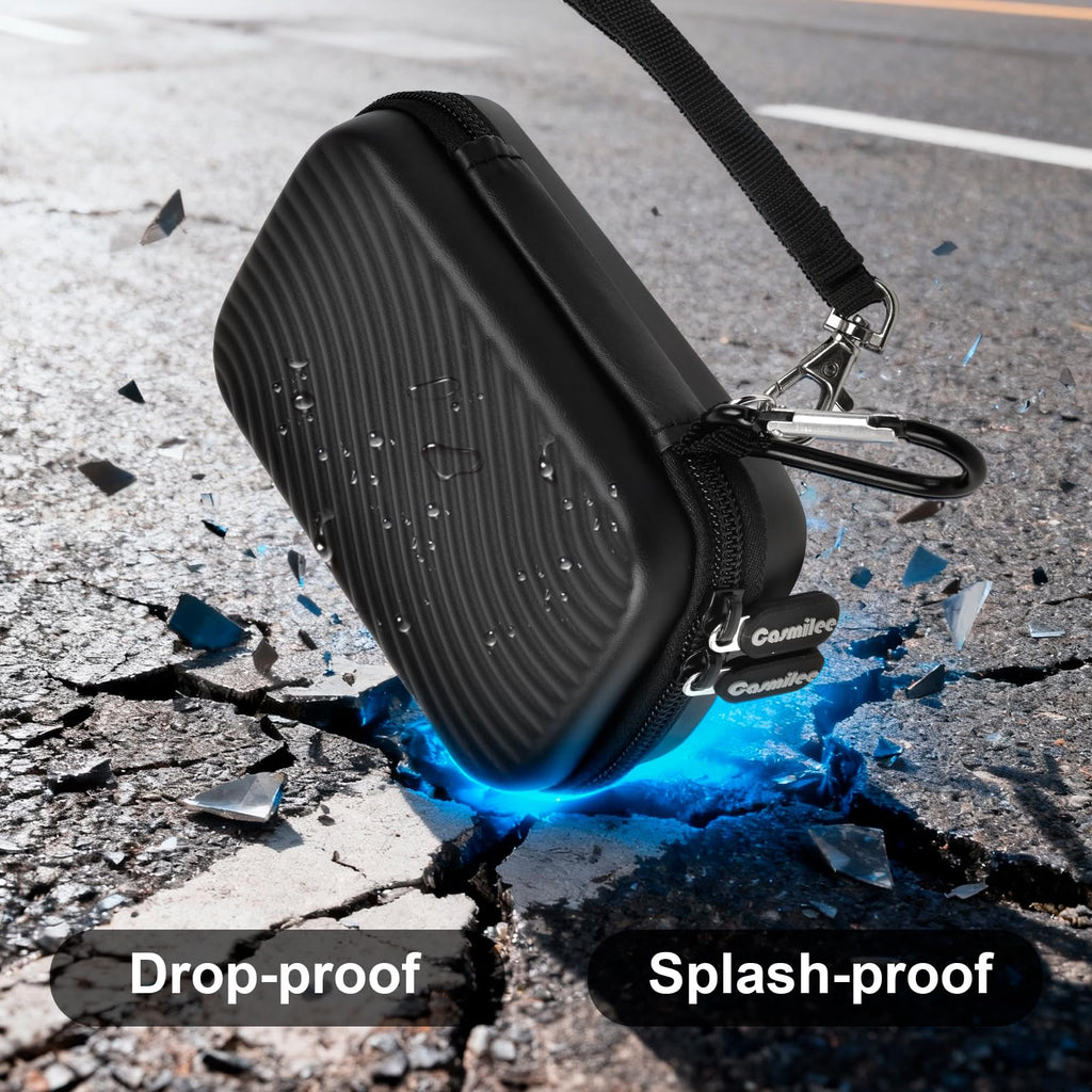 casmilee Wireless Charger Case for Iseyyox/for QUZUDN/for Hicober/for RTOPS/for UCOMX 3 in 1 Foldable Charging Station, Storage for Magnetic Charger Pad Dock for Travel Office Home- Black (Box Only)
