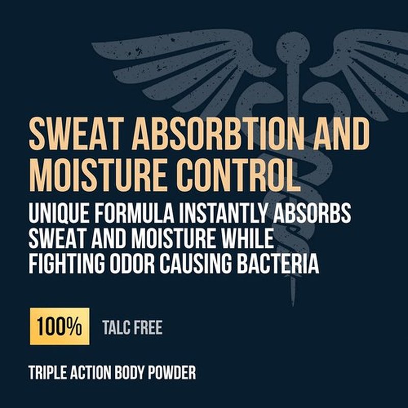 Certain Dri Body Powder - Talc-Free Anti-Chafing & Anti-Itch Formula - Maximum Sweat Absorption | 8 oz, Pack of 2