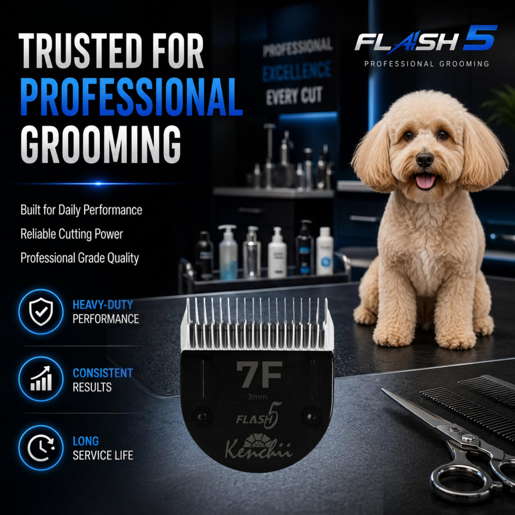 Kenchii Flash 5 Clipper Blade (KEFB5-7F) Only Compatible with Limited Edition Flash 5 Clipper