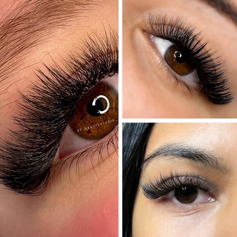 One V Salon, 500 Loose Professional Use Premade Fans Eyelash Extensions,C Curl Volume Lashes,10D 20D 14D-0.05 Thickness,9-16mm Fluffy Handmade Fan Mixed Tray