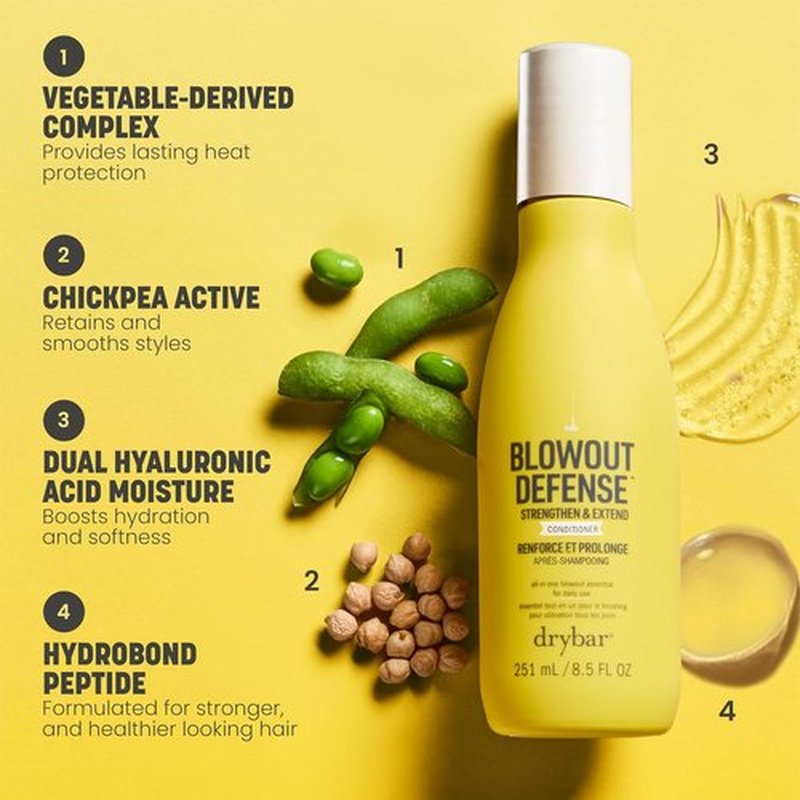 Drybar Blowout Defense Conditioner - Strengthens & Hydrates for Long-Lasting, Lightweight Blowouts