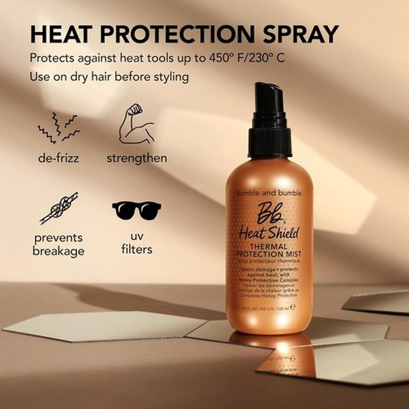 Bumble and bumble. Heat Shield Blow Dry Accelerator Hair Mist - Reduces Drying Time, Anti-Frizz & Heat Protection | For All Hair Types