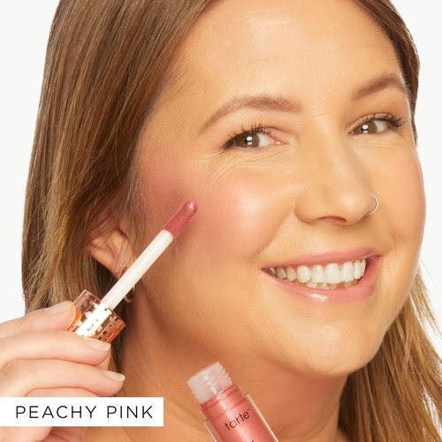 Tarte Maneater Blush & Glow Cheek Plump - Lightweight Cheek Tint & Illuminator with Coconut Water, Hyaluronic Acid & Vitamin E for Radiant Finish