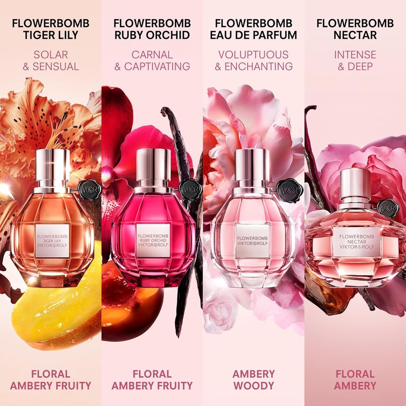 Viktor&Rolf - Flowerbomb Nectar Eau de Parfum - Women's Floral & Spicy Perfume - Gunpowder & Vanilla Notes