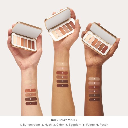 jane iredale PurePressed Eye Shadow Palette, Naturally Matte, 0.12 oz.