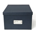 Bigso Gustav Photo/DVD Storage Box, Dark Grey