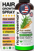 Fermented Rice Water Hair Growth Spray by NEW | Boost Thinning Hair with Rosemary, Biotin & Caffeine | All Hair Types