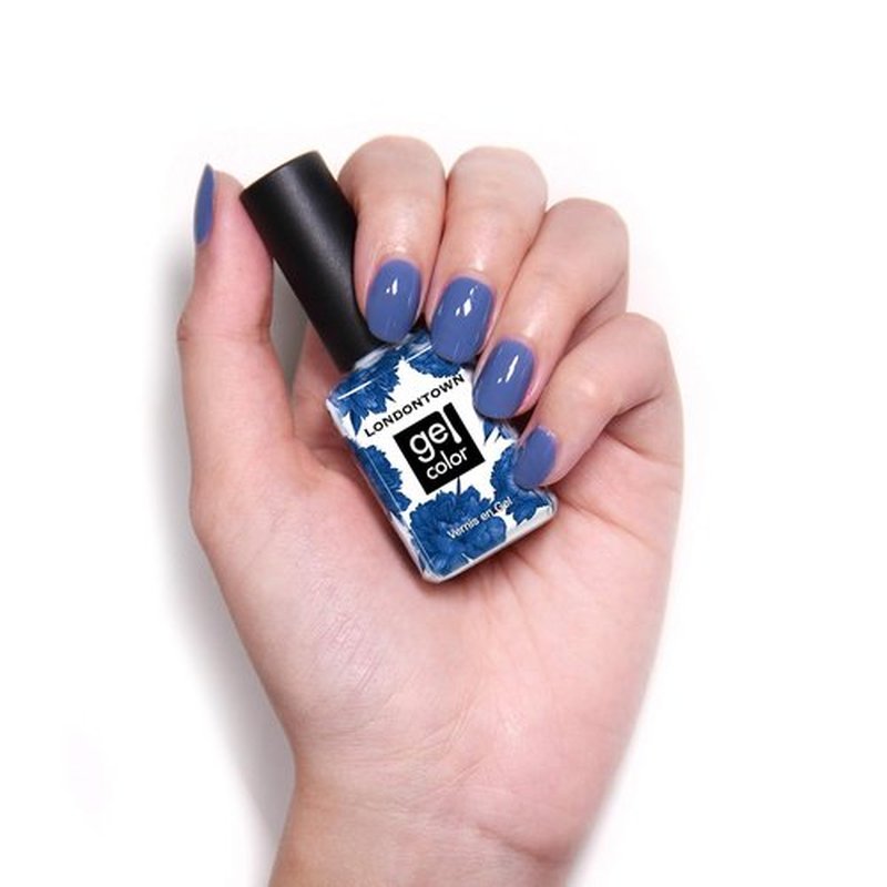 LONDONTOWN Gel Nail Polish - Long-Lasting, Chip-Resistant High Shine - Glossy Blue, 12ml/.40fl oz