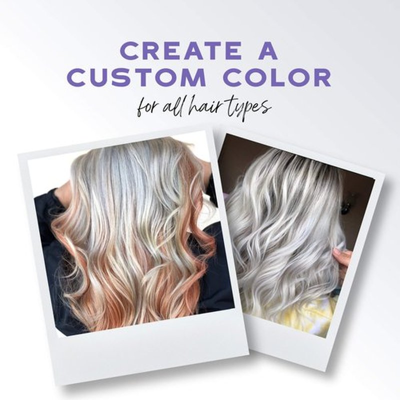 Keracolor Purple Toning Drops Concentrate To Create Your Own Purple Shampoo For Blonde Hair - Mix w/Any Shampoo, Conditioner, Or Cream Styler, Violet, (Purple) 2 Fl. Oz.