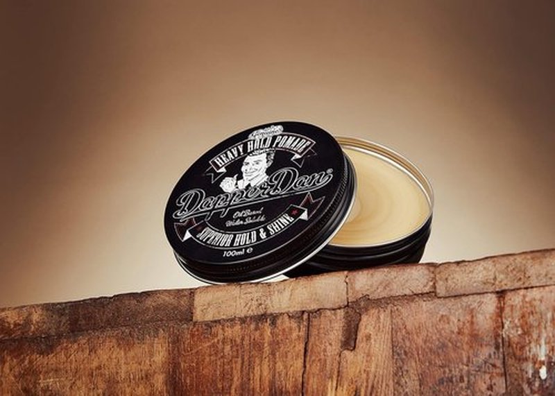 Dapper Dan Heavy Hold Pomade - Strong Hold & High Shine Hair Styling for Men | 2 x 3.38 Fl Oz