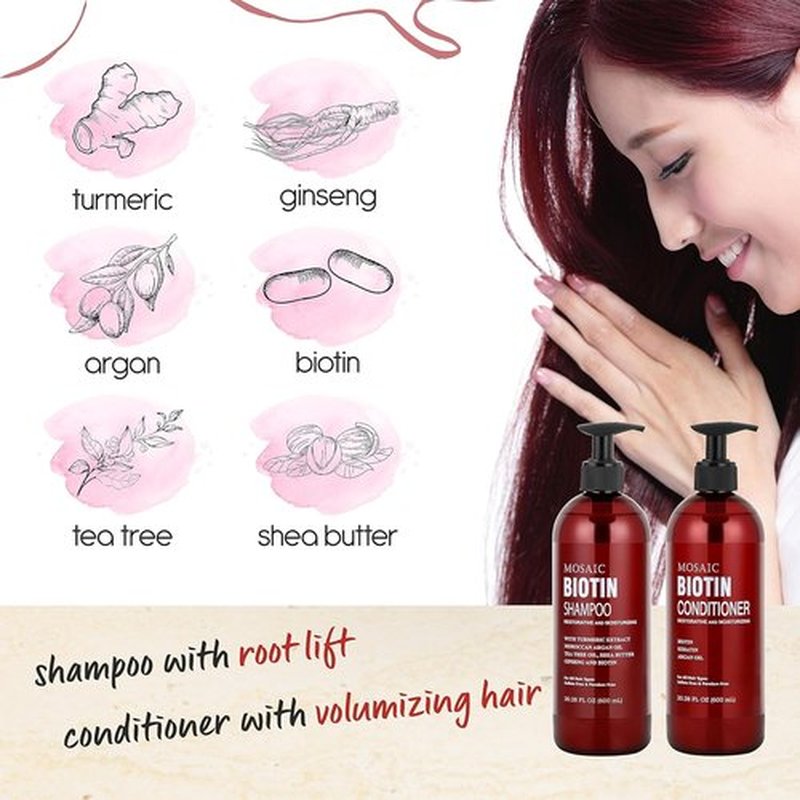 Regine Switzerland Biotin Volumizing Shampoo & Conditioner Set - Ultimate Hair Loss Treatment for Men & Women
