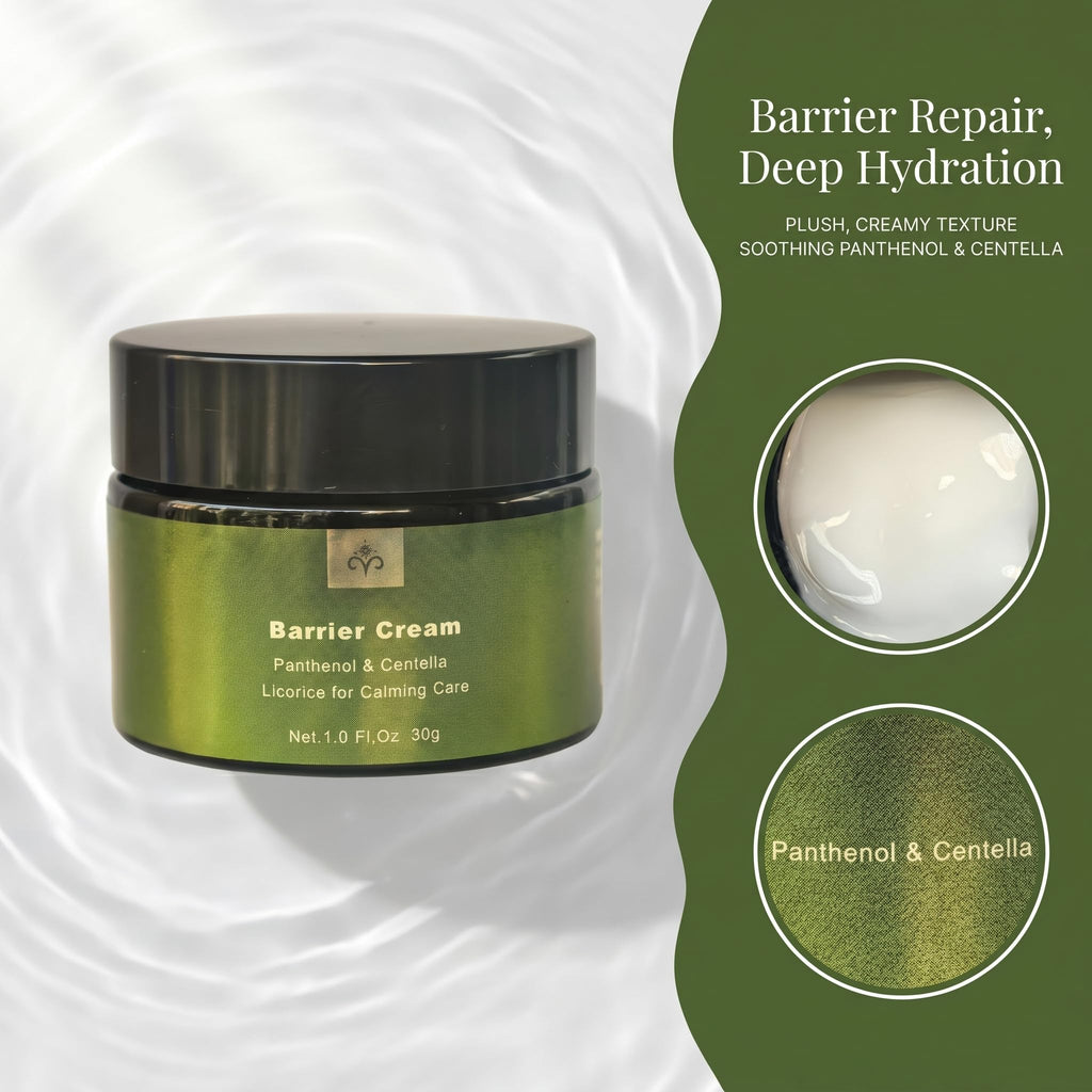 NEW NIVAL Barrier Cream for Face with Panthenol & Calendula Moisturizer for Sensitive Skin - Intensive Repair & Calming Care with Licorice Extract - 1.0 oz 30g