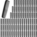 Qinyoung 100 Pcs Pocket Combs for Men Women Hair Combs Bulk for Cutting Beard Grooming Accessories 5 Inch Small Wide Fine Teeth Comb Anti Static Comb for Barber Haircut Salon Hairdress Travel Gift