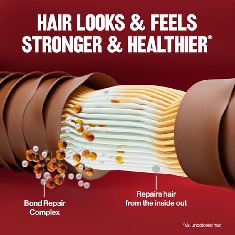 Revlon ColorSilk with Bond Repair Complex, Permanent Hair Color, 100% Gray Coverage, Ammonia Free Dye, Vegan Keratin, 45 Bright Auburn, 3 pack