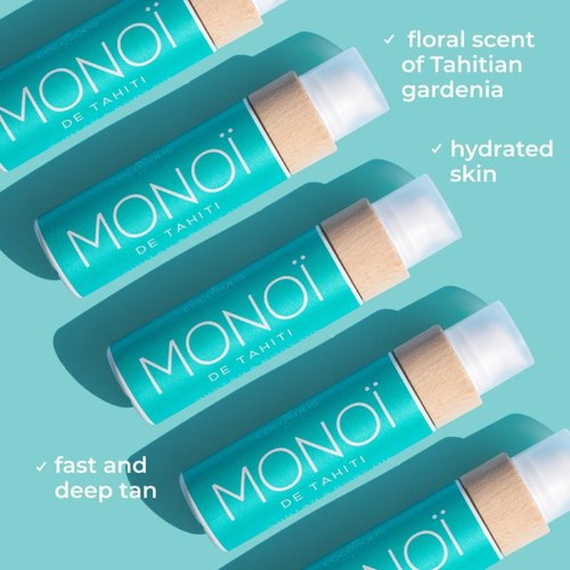 COCOSOLIS MONOI Tanning Bed Lotion Accelerator XL – Organic Tanning Oil with Vitamin E & Monoi de Tahiti – Tanning Lotion for a Fast Intensive Tan – Chocolate Tan – Nourishing Body Lotion (6.76)