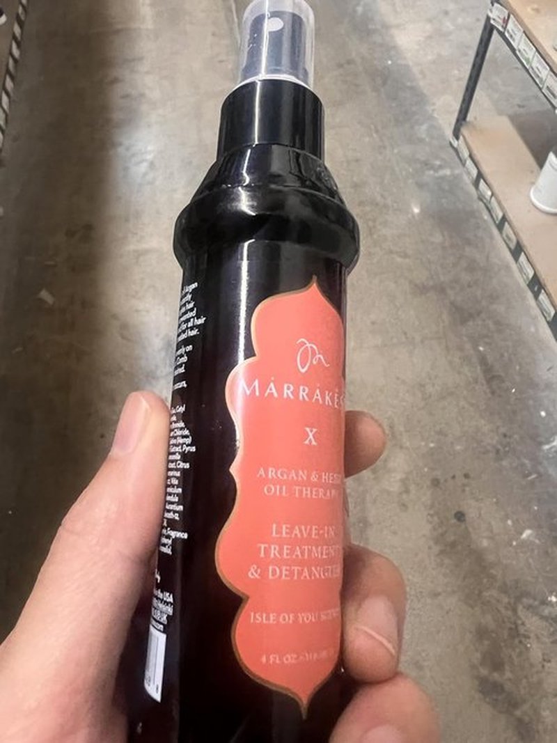 **SIeekshop Comb + Marrakesh Leave-In Treatment | Argan & Hemp Oil Hair Spray - Clean, Moisturize & Detangle (4 oz)**