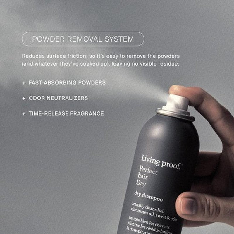 Living Proof Perfect Hair Day Dry Shampoo - Oil Absorbing, Fresh Scent, Detoxifies Scalp for All Hair Types
