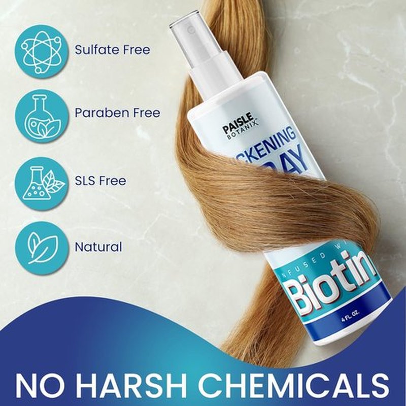 Regine Switzerland Biotin Hair Thickening Serum - Boost Volume & Growth | DHT Blocker for Fine Hair