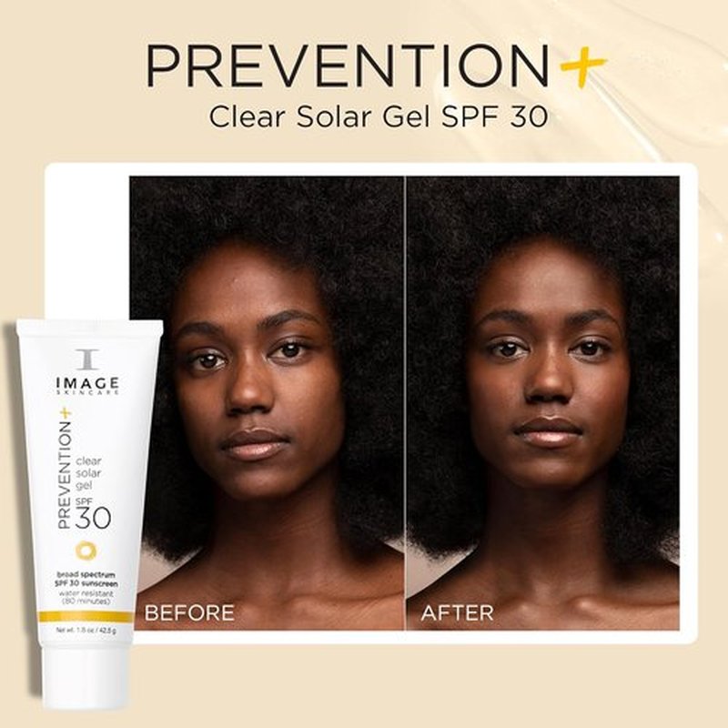IMAGE Skincare Clear Solar Gel SPF 30 Sunscreen - Broad Spectrum, Weightless Finish, Travel Size 1.5 oz