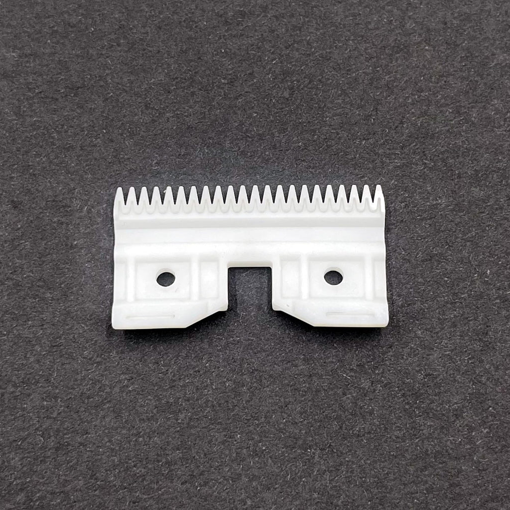 3PCS Ceramic Coarse Pet Replacement Blade Cutter Compatible with Andis 64440, Oster A5, Wahl KM Series Clipper, 22Teeth White and Black Ceramic Blade Cutter