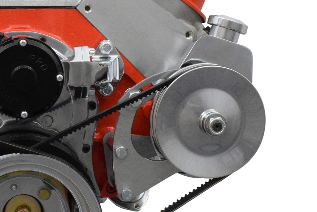 ICT Billet BBC Power Steering Pump Bracket - Electric Water Pump Billet Big Block Chevy 454 551421