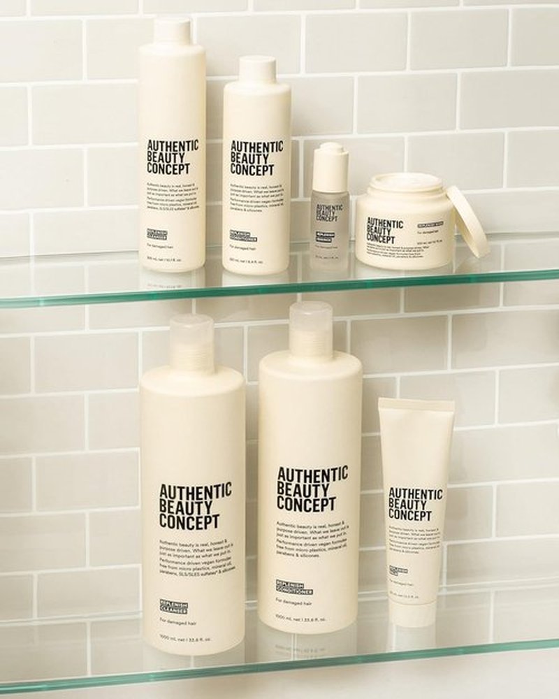 Authentic Beauty Concept Replenish Cleanser - Nourishing Shampoo for Damaged Hair | Vegan & Sulfate-Free