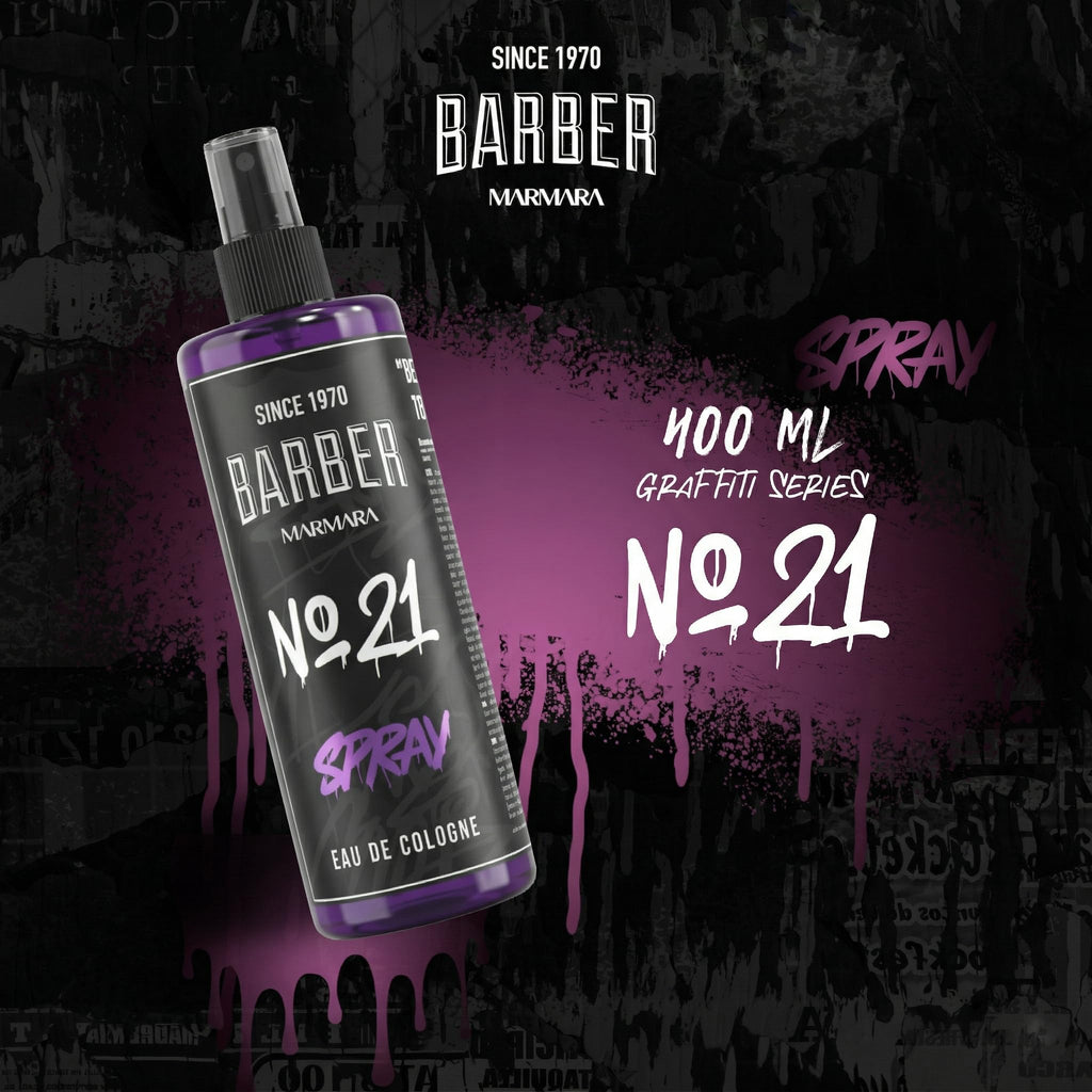 barber marmara No.21 Eau De Cologne Turkish Amber Woody Musk 13.53 fl oz