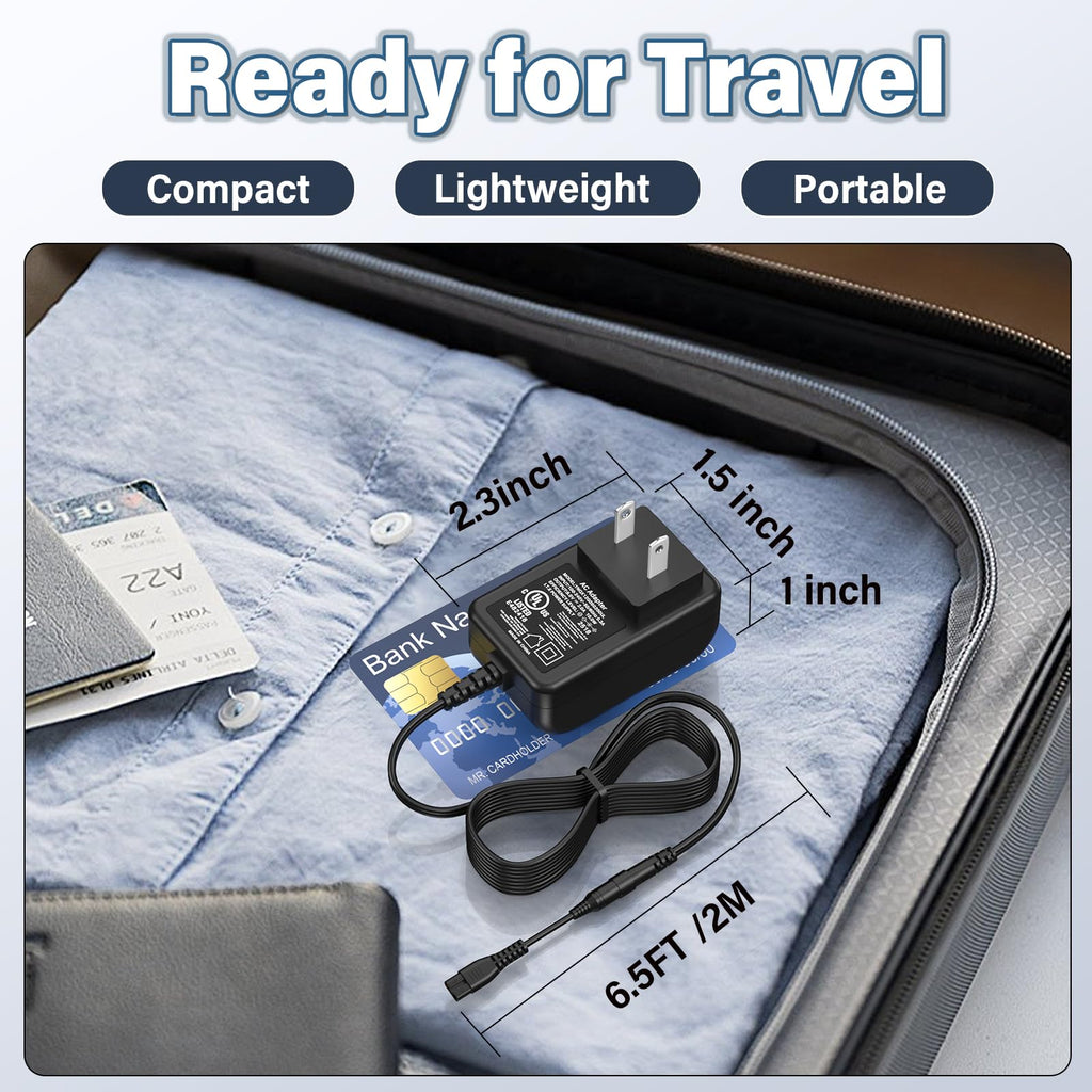 5V Hair Clipper Charger Replacement Compatible with SUPRENT Pro Clipper