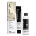 AGE Beautiful Permanent Hair Color Dye Set - 100% Gray Coverage & Anti-Aging Formula | Biotin-Enriched for Thicker, Healthier Hair