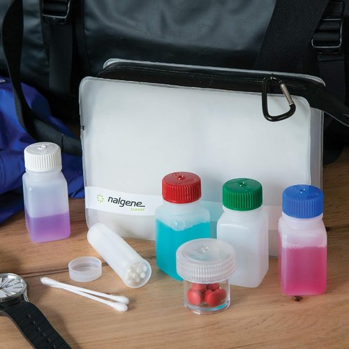 Nalgene Travel Kit - Small Clear Container for Easy Organization & Travel Convenience