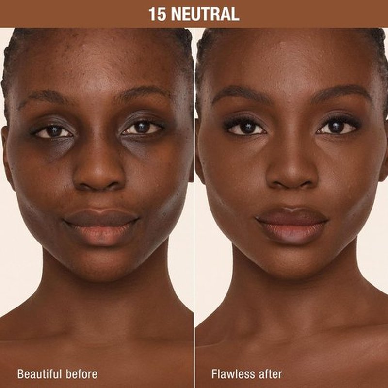 Charlotte Tilbury Airbrush Flawless Matte Foundation - Full Coverage Liquid Makeup for a Natural-Matte Finish - Waterproof & Transfer Resistant