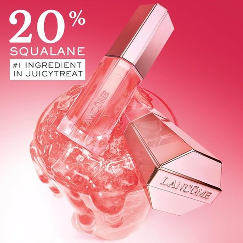 Lancôme Lip Idôle JuicyTreat Oil-in-Gloss - 24HR Hydrating Formula with Squalane for Instant Shine