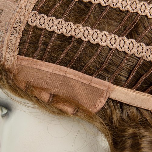 H&Bwig Short Ash Brown 20s Wigs for Women Natural Finger Wave Synthetic Hair Wig for Women Lady Ladies Cosplay Anime Party Costume Anime Flapper Wig