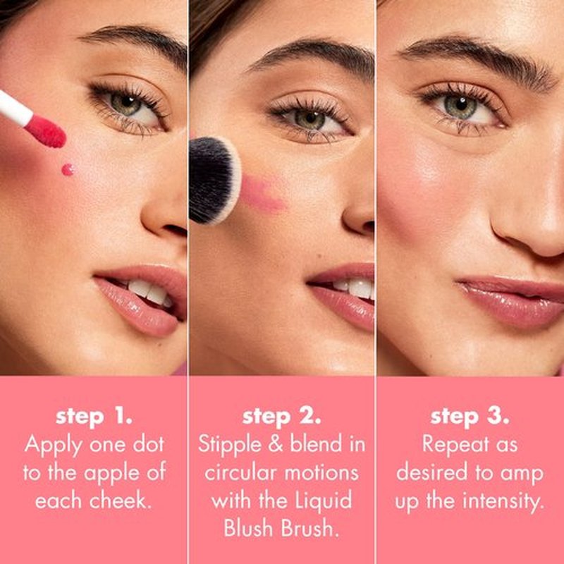 e.l.f. Camo Liquid Blush, Long-lasting Liquid Blush For High-pigment Color, Creates A Soft, Dewy Finish, Vegan & Cruelty-free, Dusty Rosé