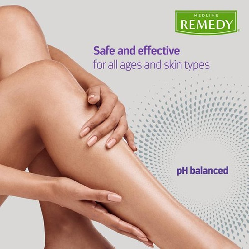 Medline Remedy Specialized Skin Cream, Unscented (4 fl oz), 1.5% Dimethicone, Nourishing Moisturizer for Dry Skin, Paraben-free, and Hypoallergenic Body Cream, Daily Lotion for Dry and Sensitive Skin