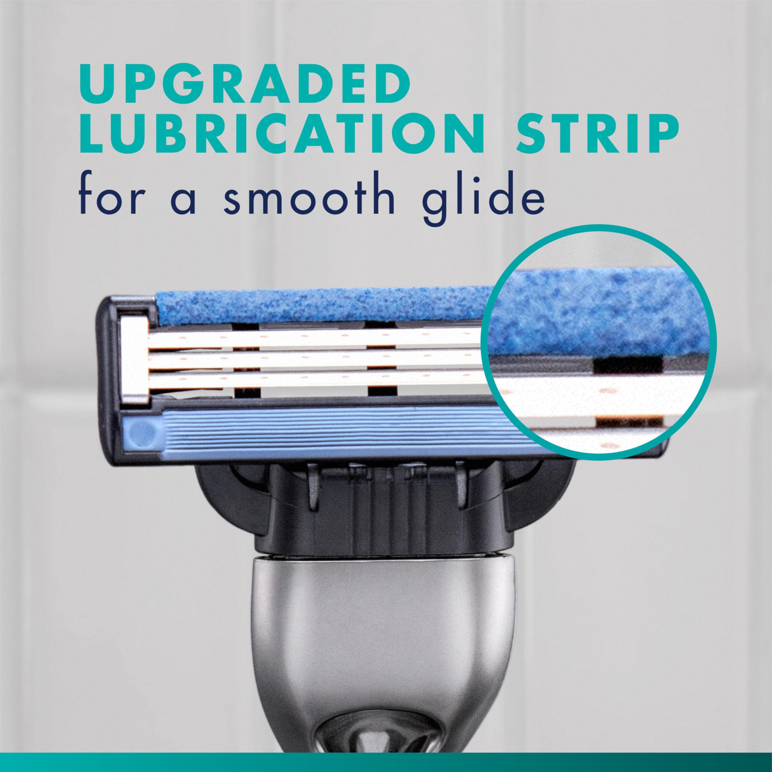 Mach3 Razor Refills for Men, 15 Razor Blade Refills