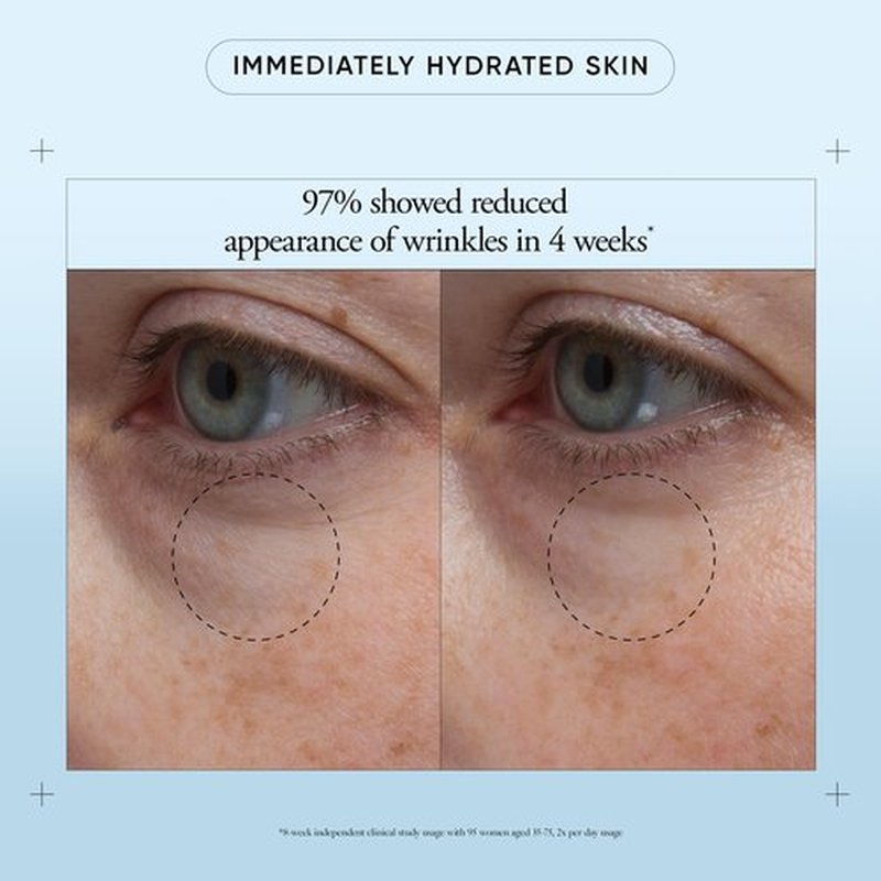 philosophy hope in a jar eye revival serum eye cream - with hyaluronic acid, elderberry extract & tangerine peel extract- hydrates and reduces puffiness - 0.5 fl oz