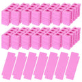 400 Pcs (200 Pairs) Pink Sponge Toe Separators Soft Finger Separators Toe Divider Spacer for Polishing Pedicure Manicure Coating Gel Painting Nail Art Beauty Accessories