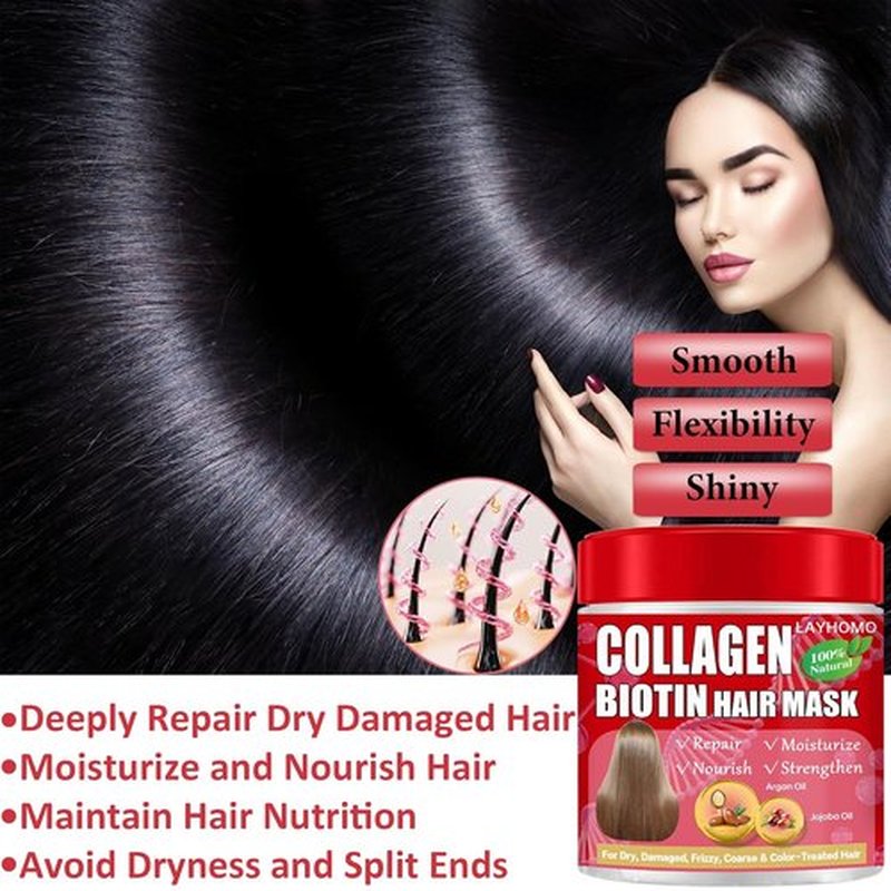 **Skiennix Keratin Hair Treatment - Purple Hair Mask for Brassy Blonde & Platinum Hair | Deep Conditioner with Biotin & Argan Oil**