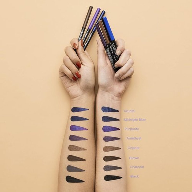 Marcelle 2-in-1 Retractable Eyeliner - Copper, Waterproof & Long-Lasting 12h, Hypoallergenic 0.31g