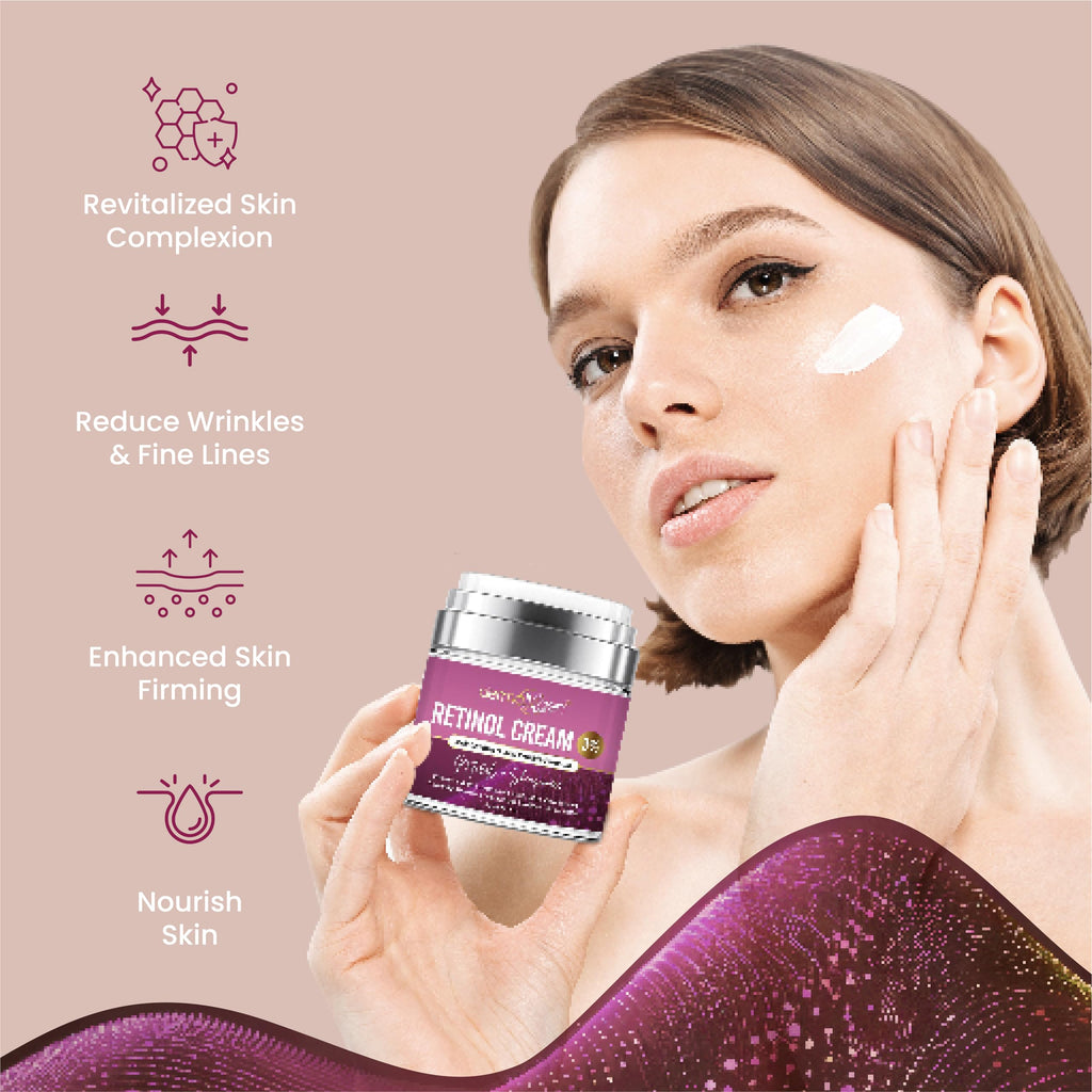 Dermaxgen Retinol Cream – 3% (Percent) Retinol Cream for Face with Hyaluronic Acid – Anti-Aging Face Cream for Fine Lines and Wrinkles – Hydrating Face Moisturizer with Shea Butter, Aloe Vera