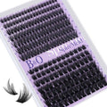 B&Q SpireMeld Manga Lash Clusters - 280Pcs Voluminous & Fluffy Ultra-soft 0.03mm Fiber Spikes Lash Clusters for a Dramatic Eye Look, Refill For Professional Results(80+100D-10-18MIX)