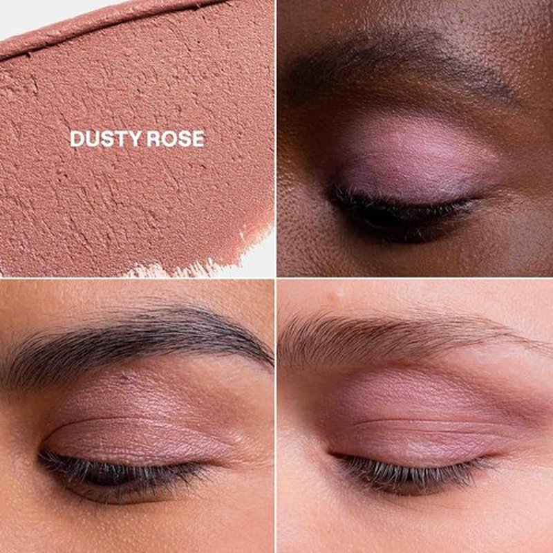 ATTITUDE Oceanly Eyeshadow - EWG Verified Matte Cream Formula | Vegan & Plastic-Free, Dusty Rose, 0.16 Fl Oz