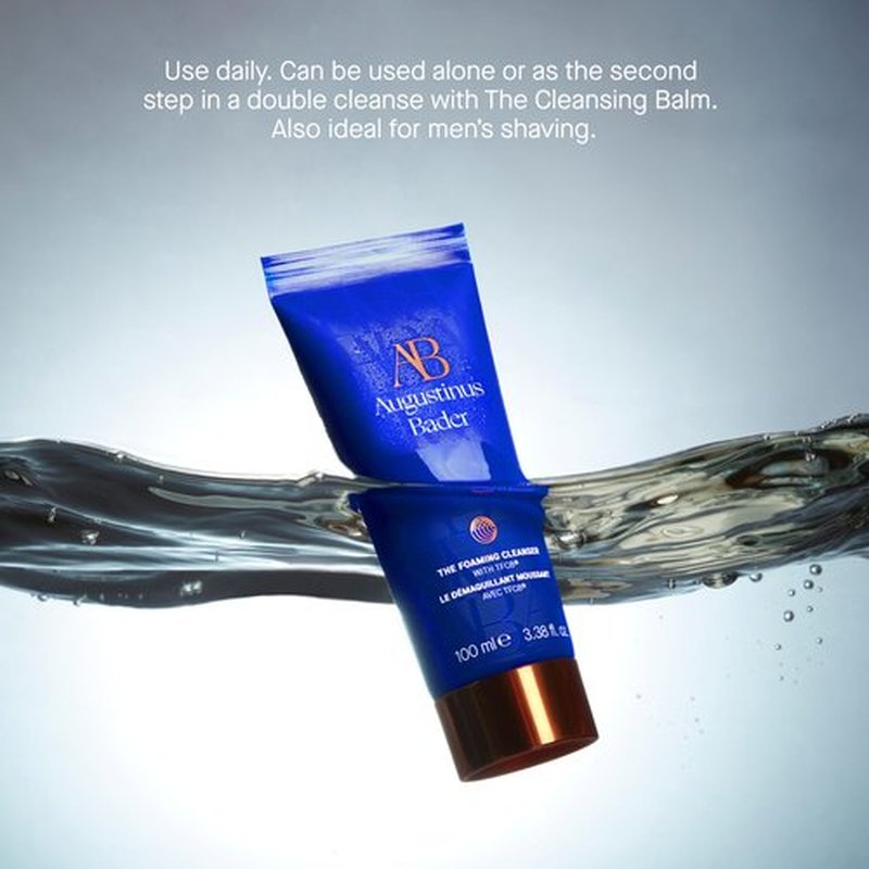 Augustinus Bader The Foaming Cleanser – Luxury Gentle Hydrating Face Cleanser – Removes Impurities & Excess Oil While Supporting Skin Barrier – Soothing & Non-Drying Formula – 150 ml / 5 fl oz